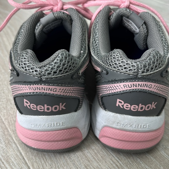 Reebok Woman Pheeham DMX Ride Running Sneakers Gray/Pink size 6.5 - Picture 4 of 9
